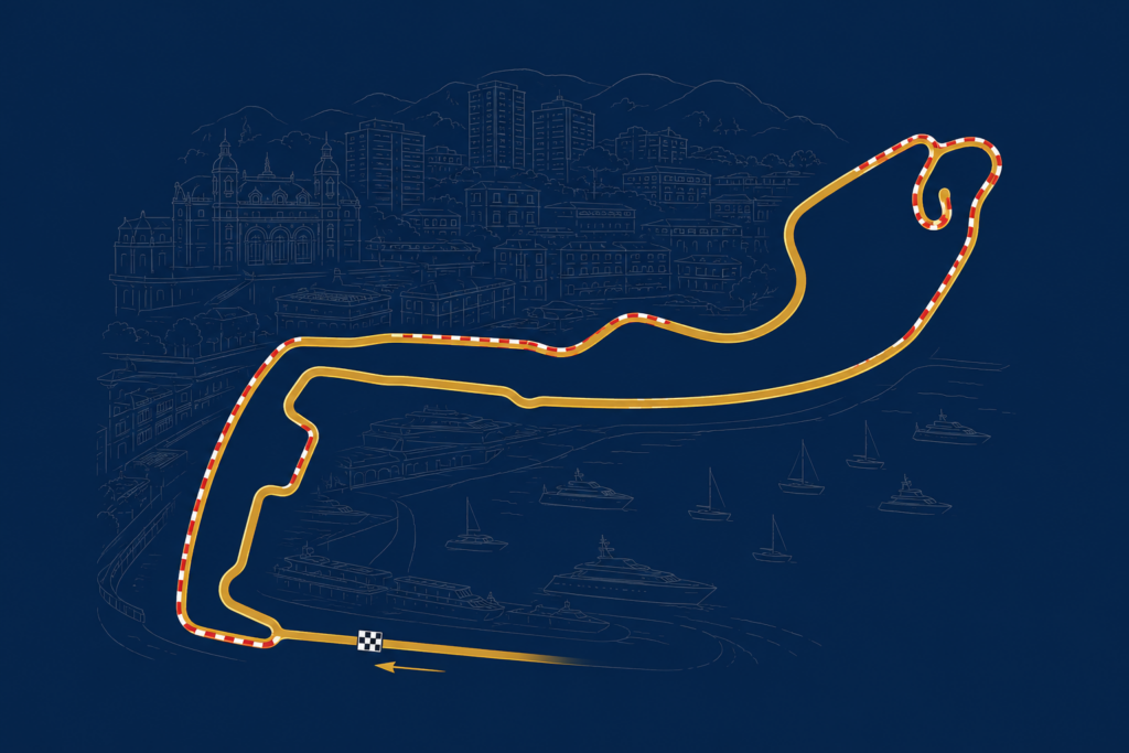 Illustration von Circuit de Monaco